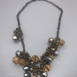 Chunky Multi Hue Beaded 21" Necklace